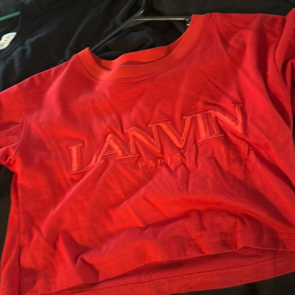 LANVIN SHIRT RED